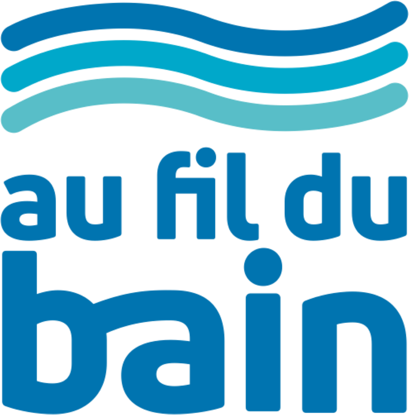 Logo Au Fil du Bain, version fond clair